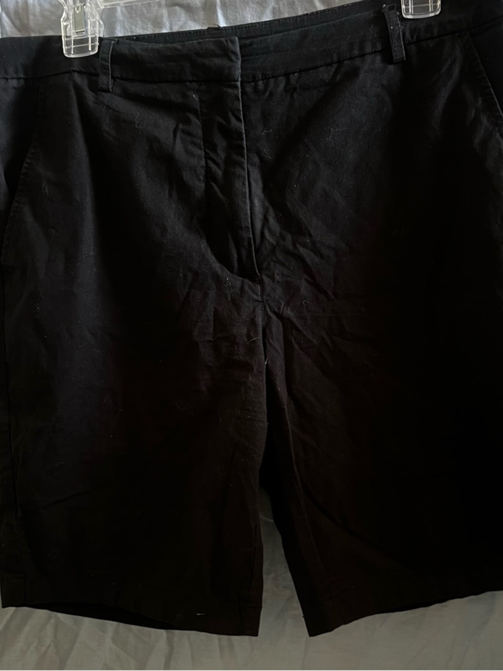 Venezia Stretchy Black Women’s Bermuda Shorts